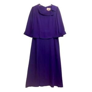 Women’s Vintage Danny & Nicole Formal Dress Royal Purple Size 12